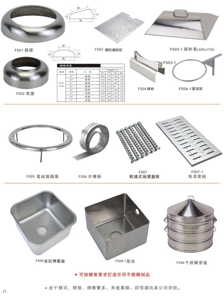 不銹鋼制品
